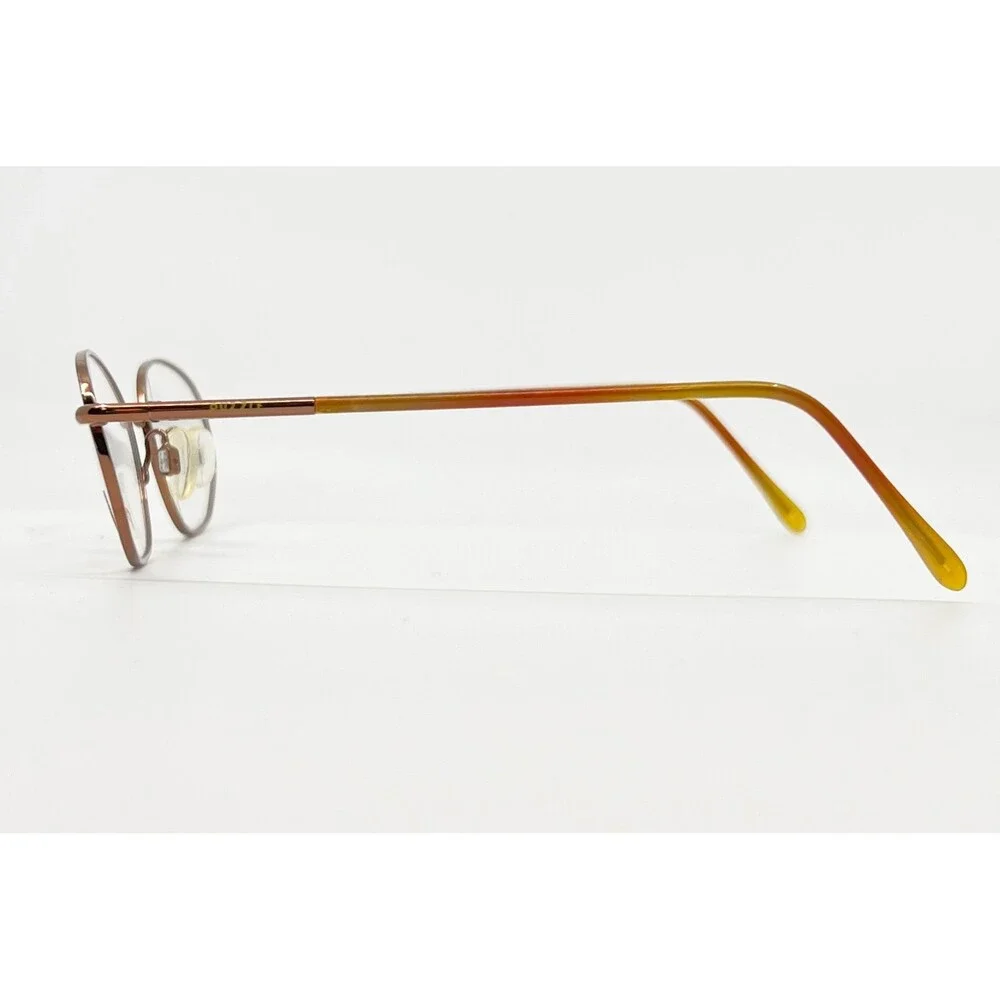 Puzzle Eyeglasses Kids Brown Oval Metal Frames PZ 25 01X0336 125